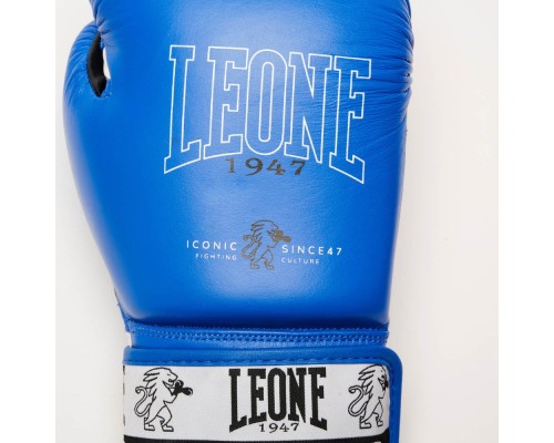 Боксерські рукавички Leone GN208 Iconic Blue 10 унцій (GN208_Blue_10oz)