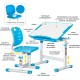 Парта зі стільцем Evo-kids Evo-06 Plus Blue (Evo-06 Plus BL)