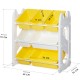 Дитячий стелаж Mealux Coral Yellow (KD-E022 Yellow)