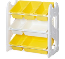 Дитячий стелаж Mealux Coral Yellow (KD-E022 Yellow)