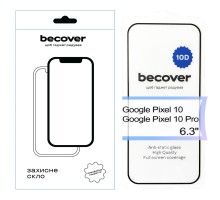 Скло захисне BeCover Google Pixel 10 / 10 Pro 10D Black (713672)