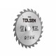 Диск пильний Tolsen з ТВС напайками по дереву 160х24Т*20мм (76425)