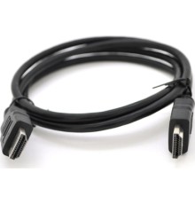 Кабель мультимедійний HDMI M to HDMI M 1.2m V1.4 black Merlion (YT-HDMI(M)/(M)-1.2mW-H181)