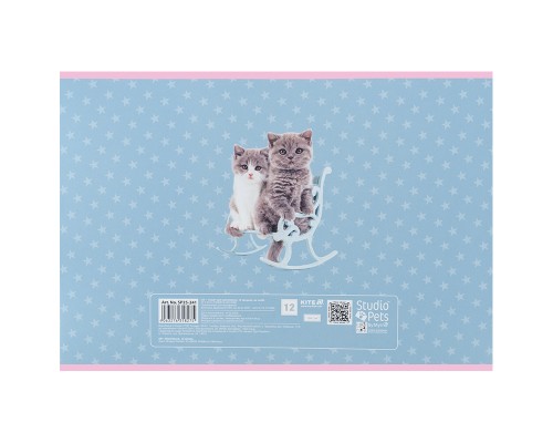 Альбом для малювання Kite Studio Pets, 12 аркушів (SP25-241)