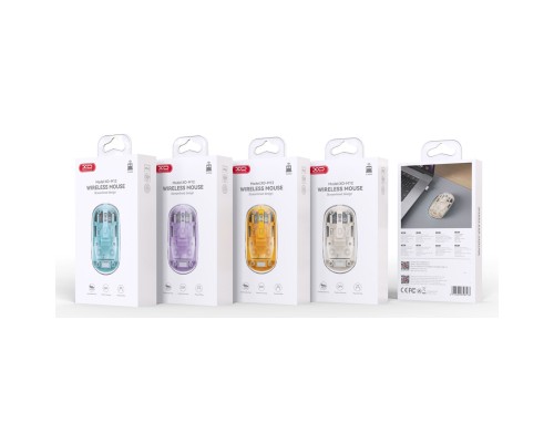 Мишка XO M12 Wireless Transparent/White (M12 White)