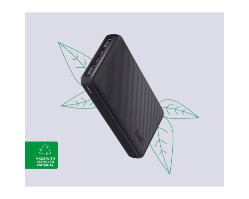 Батарея універсальна Trust 15000mAh Primo ECO, 2хUSB-A/USB-C, 15W, black (24677_TRUST)
