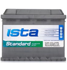 Акумулятор автомобільний Ista Standard 60Ah Ев (-/+) (540EN)