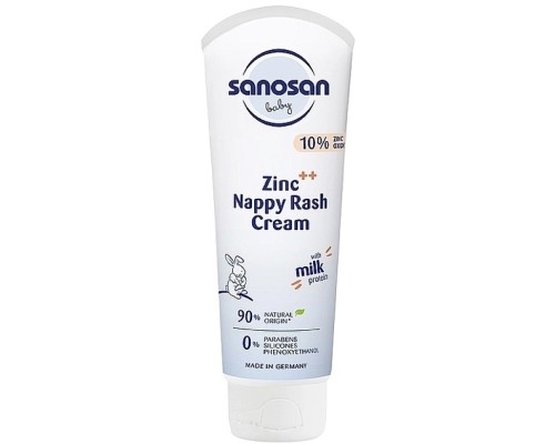 Дитячий крем Sanosan Baby від попрілостей з цинком 100 мл (4003583212736)