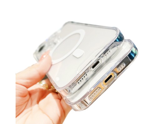 Чохол до мобільного телефона BeCover Space Case MagSafe Apple iPhone 16e Transparent (713884)