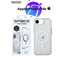 Чохол до мобільного телефона BeCover Space Case MagSafe Apple iPhone 16e Transparent (713884)