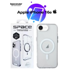 Чохол до мобільного телефона BeCover Space Case MagSafe Apple iPhone 16e Transparent (713884)