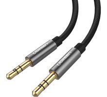 Кабель мультимедійний 3.5mm M to 3.5mm M 2.0m AV119 black Ugreen (10735)