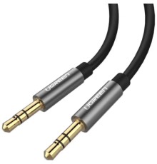 Кабель мультимедійний 3.5mm M to 3.5mm M 2.0m AV119 black Ugreen (10735)