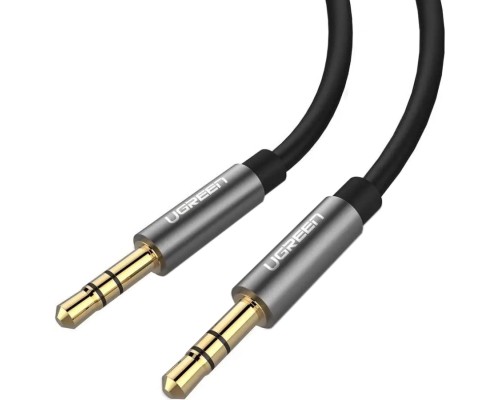 Кабель мультимедійний 3.5mm M to 3.5mm M 2.0m AV119 black Ugreen (10735)