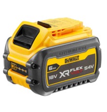 Акумулятор до електроінструменту DeWALT 18V/54V, 6Ah/2Ah, час заряджання 60 хв, вага 1.06 кг (DCB546_N473851)