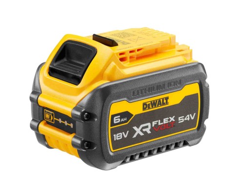 Акумулятор до електроінструменту DeWALT 18V/54V, 6Ah/2Ah, час заряджання 60 хв, вага 1.06 кг (DCB546_N473851)