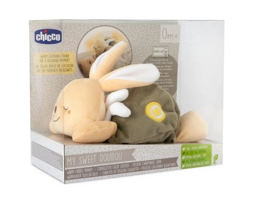 М'яка іграшка Chicco грілка Тепле зайченя Dou Dou (12161.00)