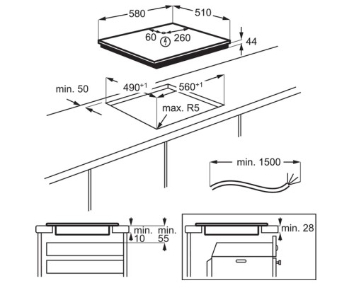 Варочна поверхня Electrolux EIS62453IT