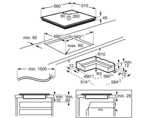 Варочна поверхня Electrolux EIS62453IT