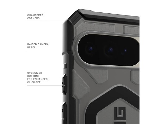 Чохол до мобільного телефона UAG Pathfinder Clear MagSafe Google Pixel 10 Pro XL Ash (614470113140)