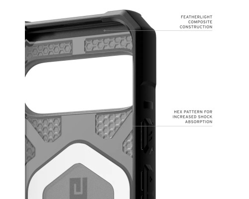 Чохол до мобільного телефона UAG Pathfinder Clear MagSafe Google Pixel 10 Pro XL Ash (614470113140)