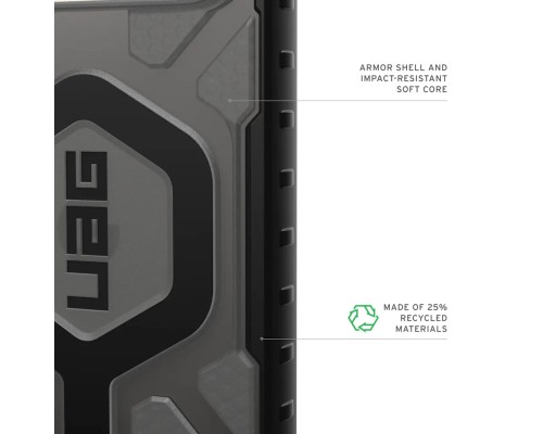 Чохол до мобільного телефона UAG Pathfinder Clear MagSafe Google Pixel 10 Pro XL Ash (614470113140)