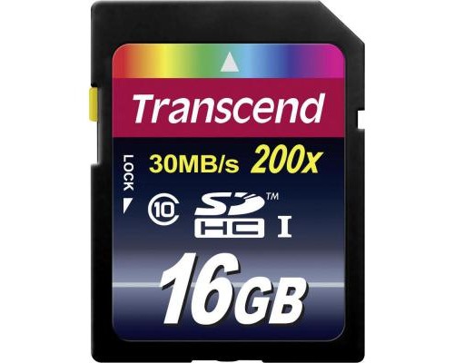 Карта пам'яті Transcend 16Gb SDHC class 10 (TS16GSDHC10)