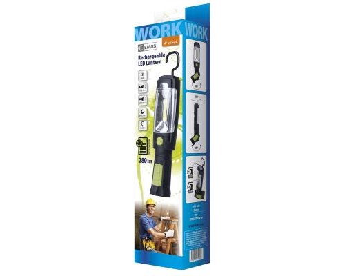 Ліхтар EMOS E709A-COB3W+6 (P4518)