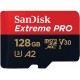 Карта пам'яті SanDisk 128GB microSDXC class 10 UHS-I U3 A2 Extreme Pro (SDSQXCY-128G-GN6MA)
