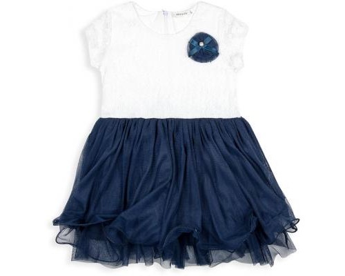 Плаття дитяче Breeze з фатіновой спідницею і квіткою (10671-104G-blue)