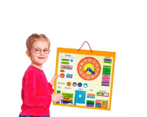 Розвиваюча іграшка Viga Toys Календар магнітний англ. (50377)