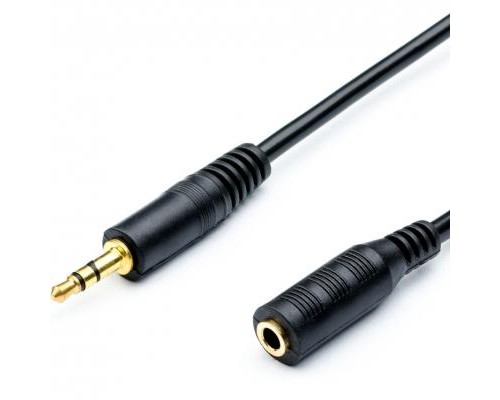 Кабель мультимедійний mini-Jack (male-female) 0.8m Atcom (16846) 