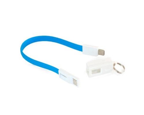 Дата кабель USB 2.0 AM to Type-C 0.18m blue Extradigital (KBU1787)