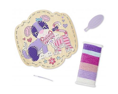 Набір для творчості Melissa&Doug Вишивка по дереву Кошеня і щеня (MD8916)