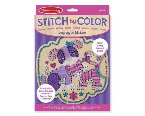 Набір для творчості Melissa&Doug Вишивка по дереву Кошеня і щеня (MD8916)