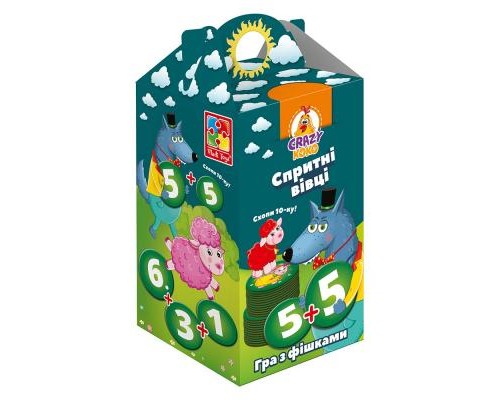 Настільна гра Vladi Toys Спритні вівці. Хапай 10-ку! (укр.) (VT8033-03) Настільна гра Vladi Toys Спритні вівці. Хапай 10-ку! (укр.) (VT8033-03)