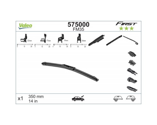 Щітка склоочисника Valeo 575000