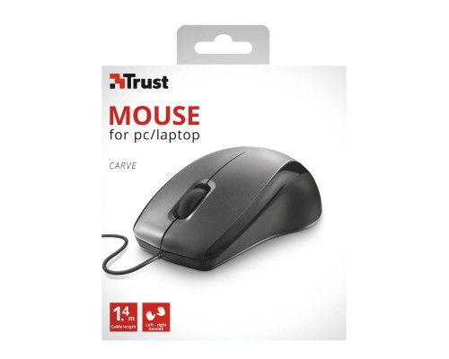 Мишка Trust Carve USB Black (23733)
