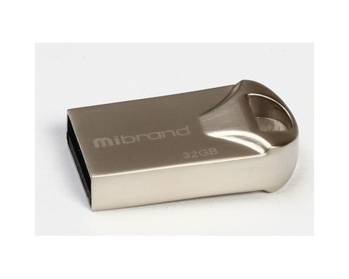 USB флеш накопичувач Mibrand 32GB Hawk Silver USB 2.0 (MI2.0/HA32M1S) 