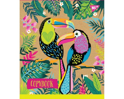 Зошит Yes А5 Rainbow Animal Крафт 18 аркушів лінія 5 дизайнів (765093)