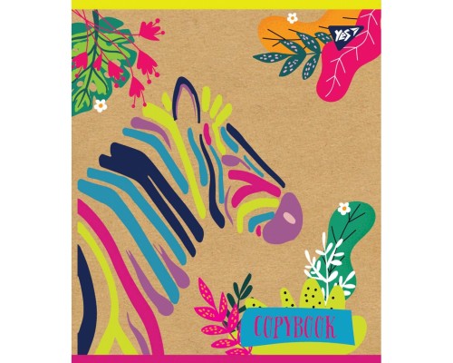 Зошит Yes А5 Rainbow Animal Крафт 18 аркушів лінія 5 дизайнів (765093)