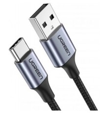 Дата кабель USB 2.0 AM to Type-C 1.5m US287 (Black) Ugreen (60117)