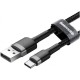 Дата кабель USB 3.1 AM to Type-C 0.5m 3A grey-black Baseus (CATKLF-AG1)