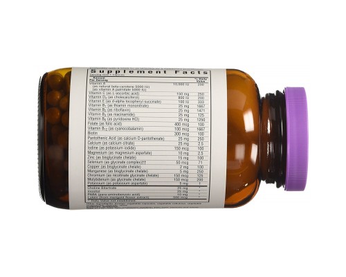 Мультивітамін Bluebonnet Nutrition Мультивітаміни без заліза, MultiONE, 30 гелевих капсул (BLB0145)