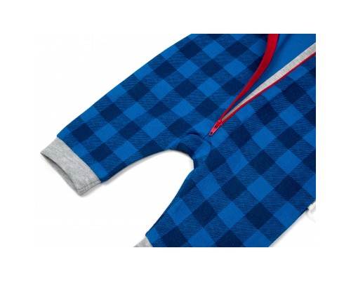 Чоловічок дитячий Tongs у клітинку (2701-56B-blue)