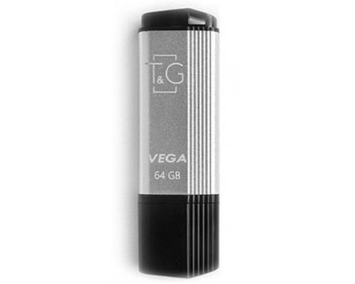 USB флеш накопичувач T&G 64GB 121 Vega Series Silver USB 2.0 (TG121-64GBSL) 
