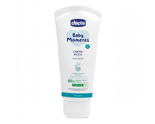 Дитячий крем Chicco поживний Baby Moments, 100 мл (10596.00)