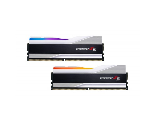 Модуль пам'яті для комп'ютера DDR5 32GB (2x16GB) 5600 MHz Trident Z5 RGB Silver G.Skill (F5-5600J3636C16GX2-TZ5RS)