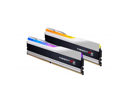 Модуль пам'яті для комп'ютера DDR5 32GB (2x16GB) 5600 MHz Trident Z5 RGB Silver G.Skill (F5-5600J3636C16GX2-TZ5RS)