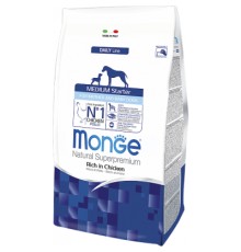 Сухий корм для собак Monge Dog Medium Starter зі смаком курки з рисом 1.5 кг (8009470011600)